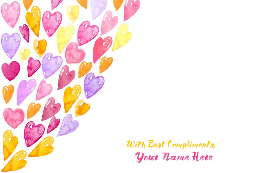 Watercolor Hearts