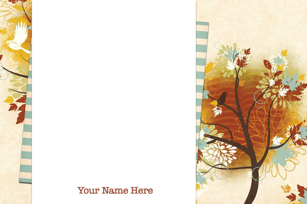 Autumn Trees & Birds