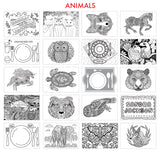 Animal Themed Doodle Placemats