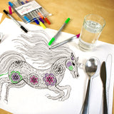 Animal Themed Doodle Placemats