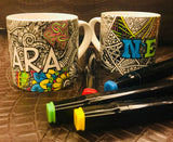 Stars & Swirls Doodle Mug