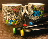 Tribal Totem Doodle Mug