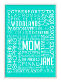 Mothers Day Rectangular Word Art Frame