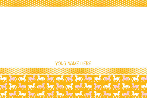 Horse Patterned Border