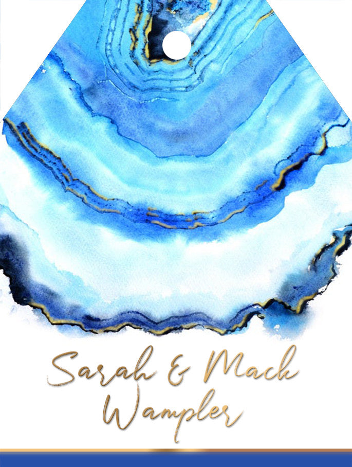 Blue Agate Gift Tag