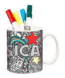 Stars & Swirls Doodle Mug